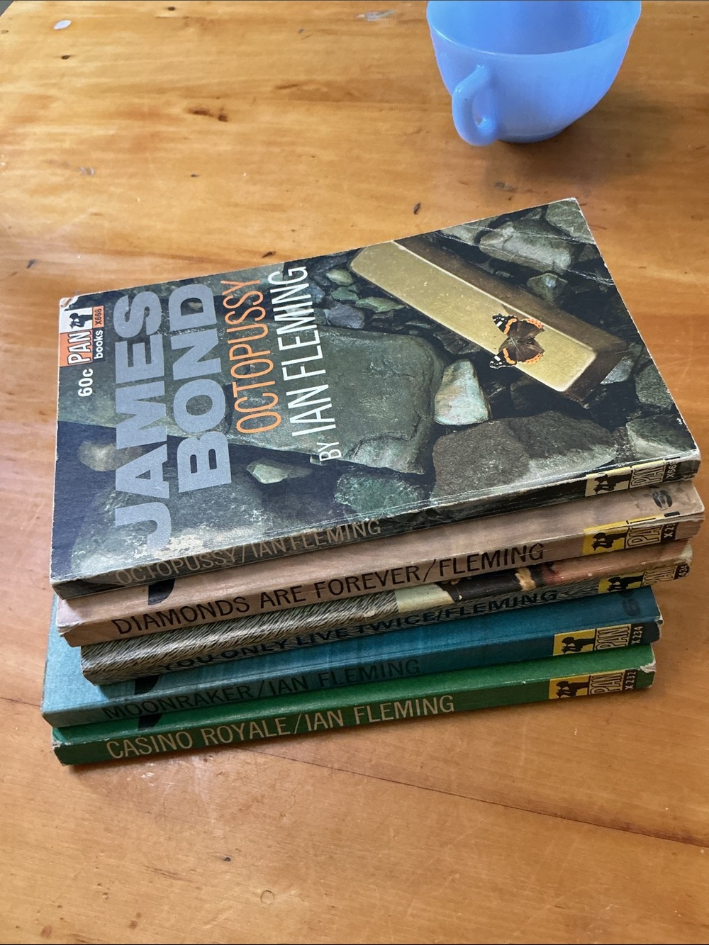James Bond Paperbacks Classic Set of 5 Vintage 1960